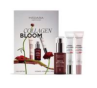 MÁDARA Organic Skincare | Trio Collagène Raffermissant 60 ml - Sérum, Crème Jour & Nuit Pour Booster La Fermeté, L'Éclat Et La Jeunesse De La Peau