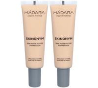 Mádara Skinonym Fond De Teint Semi-Mat Aux Peptides #40 Sand Crème 2x30 ml