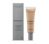 MÁDARA Soins de la peau bio | Fond de teint peptide semi-mat SKINONYM #55 Argile, stimulé par des peptides supportant le collagène, finition semi-mate, s'adapte à la texture de la peau, 30 ml
