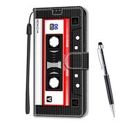 MadBee Coque Compatible avec iPhone XS Max 6,5 Pouces, Imprimé Coloré Motif Portefeuille Housse en Cuir synthétique avec Support et Cartes Compartiments pour iPhone XS Max (Enregistrer)