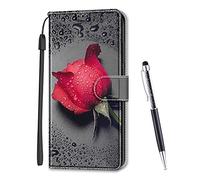 MadBee Coque Compatible avec Nokia G60 5G, Imprimé Coloré Motif Portefeuille Housse en Cuir synthétique avec Support et Cartes Compartiments pour Nokia G60 5G (Rose A)