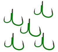 Madcat a-Static deadbait Gripper Hook Catfish, Nero Verde, 8/0