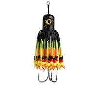 Madcat Clonk Teaser 16 cm - 1 teaser à poissons, couleur : noir, taille/poids : taille 3/0 / 200 g