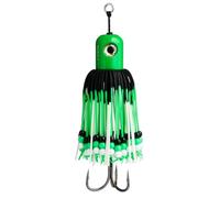 Madcat Clonk Teaser 16 cm - 1 Wallerteaser, couleur : vert, taille/poids : taille 2/0 / 100 g
