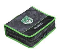 MADCAT Rig Wallet - Sac bas de ligne pour poisson-chat - 8 compartiments - Motif camouflage - Noir/vert