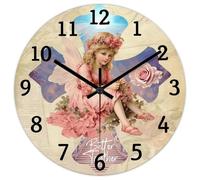Madcolitote Better Together Horloge murale avec verset de la Bible - 25,4 cm - Fonctionnement à piles - Silencieuse - Sans tic-tac - Décoration murale chrétienne pour cuisine, chambre à coucher, salon