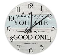 Madcolitote Horloge murale chrétienne avec verset de la Bible - Fonctionne avec piles - 38,1 cm - Whatever You Are A Good One - Décoration d'intérieur pour cuisine, salon, chambre à coucher, salle de