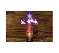 Madcolitote Panneau de palette en bois avec verset de la Bible rustique « Welcome to Our Blessed Home » - 30,5 x 20,3 cm - Écriture chrétienne - Décoration murale pour maison, chambre à coucher