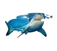Madd Capp 884013 Puzzle Junior Contour Requin 100 pièces pour Enfants et Adultes