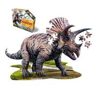 Madd Capp Puzzle Tricératops 84 cm Marron 100 pièces