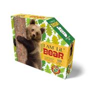 Madd Capp Puzzles Jr. - I AM Lil' Bear - Puzzle en Forme d'animal - 100 pièces