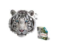 Madd Capp Shape Puzzle Contour Tigre Blanc 300 pièces pour Adultes et Enfants