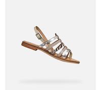 Geox Sandales plates Maddalusiac Rock Papyrus Femme 40 EU