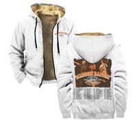 Maddox Batson Live Worldwide Tour 2026 Veste à capuche zippée unisexe à manches longues, blanc, 3XL