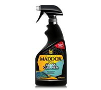 Maddox Detail - Glass Cleaner 500ml | Produit Vitres Voiture, Triple Action, Dégraisse et Fait Briller | Idéal comme Nettoyant Anti Moustiques Voiture | Repousse l'Eau des Vitres