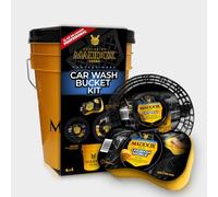 Maddox Detail - Kit de Lavage de Voiture avec Seau, Couvercle, Grit Trap et Éponge | Innovation et Qualité pour Un Detailing Parfait | Kit de Lavage Voiture Tout-en-Un | Éponge Superabsorbante