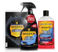 Maddox Detail - Kit d'entretien total pour voiture | Anti-insectes, lavage et brillance et finition en microfibre | Nettoyage, protection et brillance supérieure