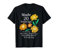 Made 20 Years Ago Tournesol 20 Year Old Women 20th Birthday T-Shirt
