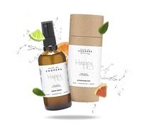 Made By Coopers Spray Pour Linge Avec Huiles Essentielles De Citron Vert, Basilic Et Clementine, Bouteille En Verre De 100Ml
