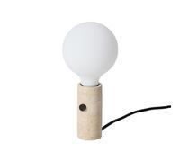 Made By Hand Core Suspension/ Lampe à Poser Travertin Crème