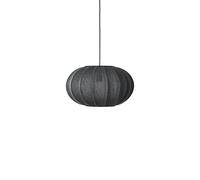 Made By Hand Knit-Wit Ø45 Oval Pendant Pendelleuchte, Black