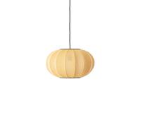 Made By Hand Tricot-Blanc Suspension Ovale Lever de Soleil Ø45