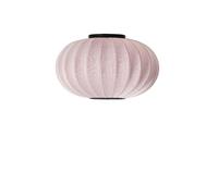 Made By Hand Knit-Wit Applique Murale Ovale Ø57 cm Rose Clair
