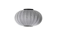 Made By Hand Knit-Wit Applique Murale Ovale Ø57 cm Argent