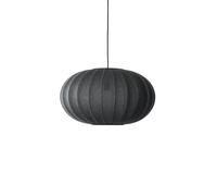 Made By Hand Knit-Wit Ø57 Oval Pendant Pendelleuchte, Black