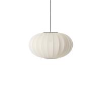 Made By Hand Knit-Wit Suspension Ovale Blanc Perle Ø57