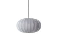 Made By Hand Knit-Wit Ø57 Oval Pendant Pendelleuchte, Silver