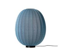 Made By Hand Lampe sure pied Knit-Wit 65 High Oval Level Blue stone