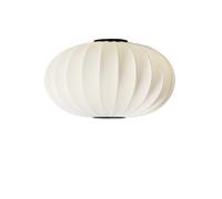 Made By Hand Knit-Wit Ø76 Oval Ceiling/Wall Decken-/Wandleuchte, Pearl White