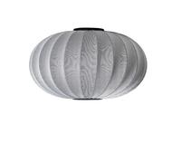 Made By Hand Knit-Wit Ø76 Oval Ceiling/Wall Decken-/Wandleuchte, Silver
