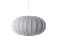 Made By Hand Knit-Wit Ø76 Oval Pendant Pendelleuchte, Silver