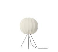 Made By Hand Knit-Wit Round Lampadaire Ø60 Medium Pearl White