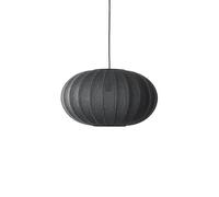 Made By Hand Knit-Wit Ø57 Oval Pendant Pendelleuchte, Black
