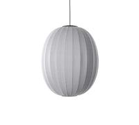 Made By Hand Knit-Wit Suspension Haute/Ovale Ø65 Argent LED