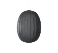 Made By Hand Knit-Wit Suspension Haute/Ovale Ø65 Noir LED