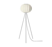 Made By Hand Lampe sur pied Knit-Wit 45 Round High Pearl white