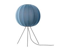 Made By Hand Lampe sur pied Knit-Wit 60 Round Medium Blue stone