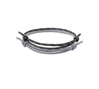 Made by Nami 2 Pcs Bracelet de Corde Tressée pour Hommes et Femmes Bracelet de Corde Nautique Imperméable et Ajustable Lot de 2 Accessoires D'été et de Plage pour Les Surfeurs
