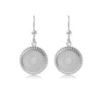 Made by Nami Boucles d'Oreilles Femme Acier Inoxydable Soleil Or Pendantes Hypoallergéniques Boho Légères 2g