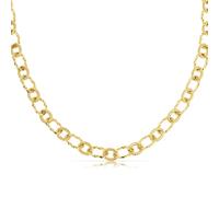 Made by Nami Collier à maillons pour femme Or Acier inoxydable Bijoux d'été 40 + 5 cm Longueur Cadeau pour elle Imperméable à l'eau, 40 cm, Acier inoxydable