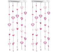Made By You 13086 Beaded Curtain With Hearts Design