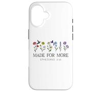 Made for More Christian Ephesians 2:10 Bible Verse God Quote Coque pour iPhone 16