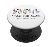 Made for More Christian Ephesians 2:10 Bible Verse God Quote PopSockets PopGrip Adhésif