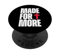 Made for More Cross Christian Faith Purpose Driven Life PopSockets PopGrip Adhésif