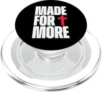 Made for More Cross Christian Faith Purpose Driven Life PopSockets PopGrip pour MagSafe