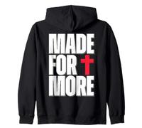 Made for More Cross Christian Faith Purpose Driven Life Sweat à Capuche